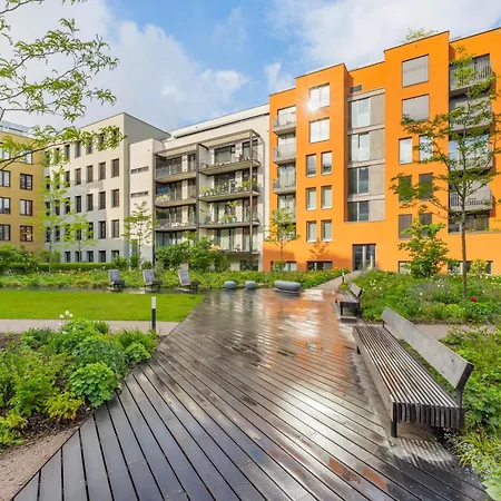Apartmán 2br-private Parking-balcony-prague Center-sleeps 6 Praha